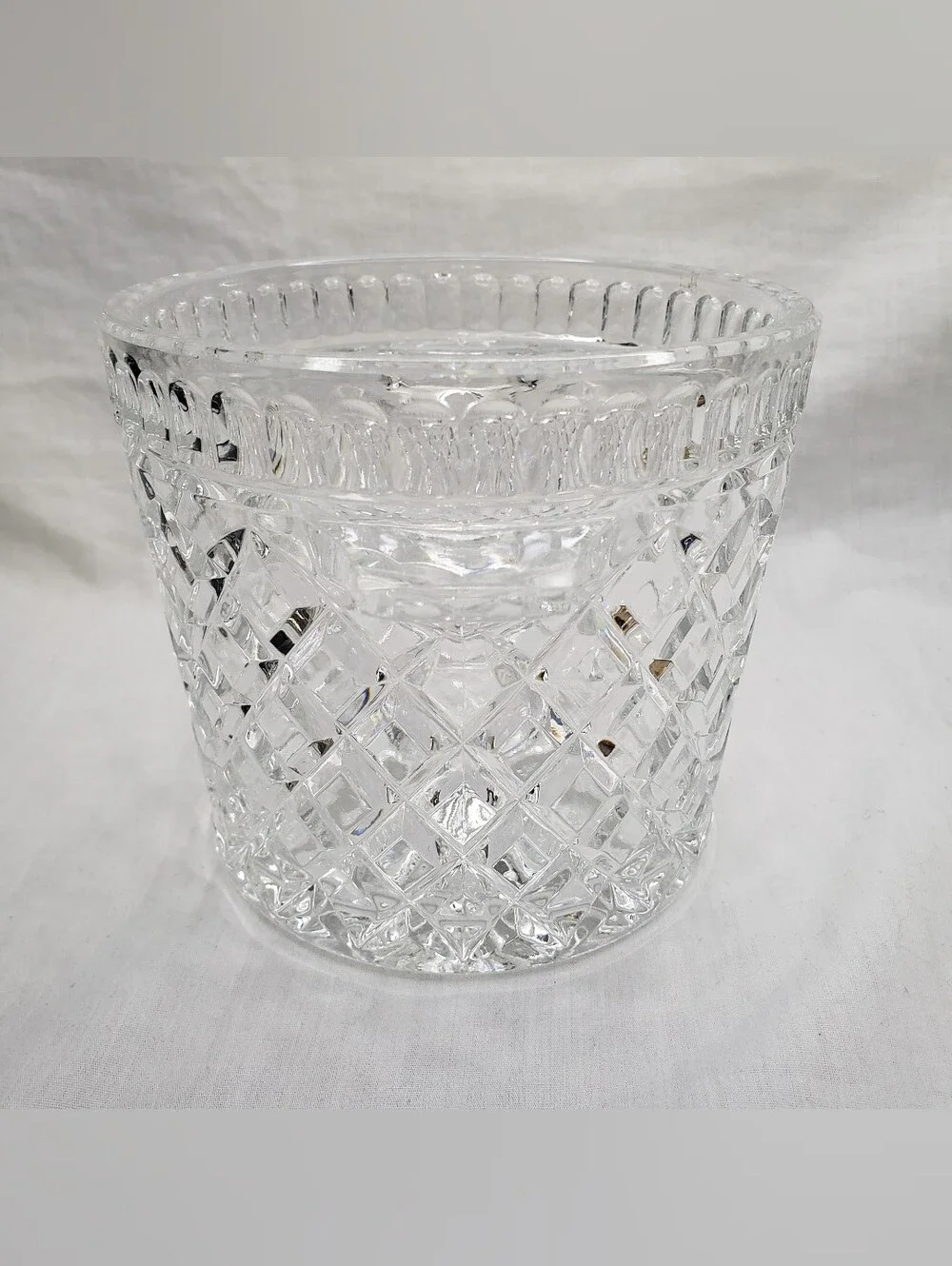 24 Percent Bohemian Lead Crystal Czech Republic Small Ice Bucket